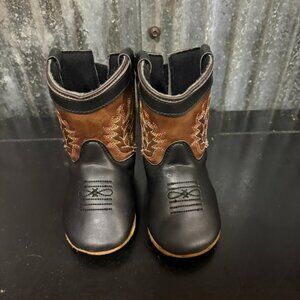 Old West Infant Boys' Poppet Boots - Round Toe